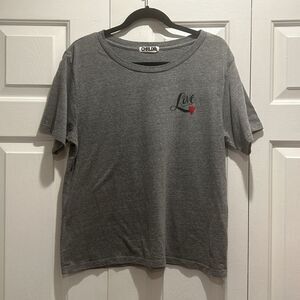 CHRLDR Gray Love Tee - Short Sleeve